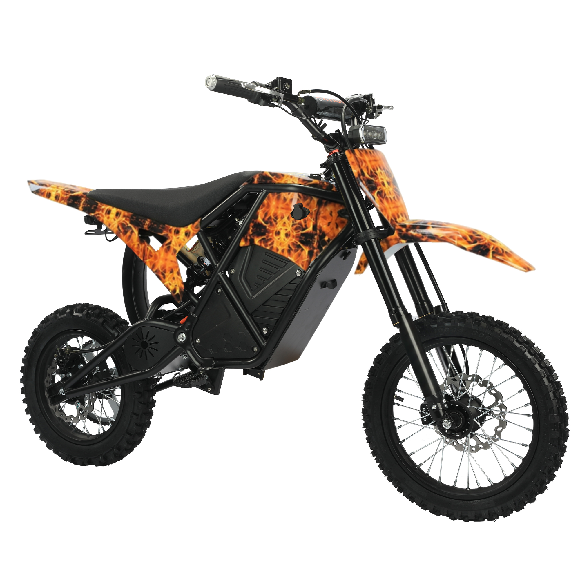 IJOYMOTO Seeker 01 Custom Edition – Flame Pattern Off-Road Electric Bike