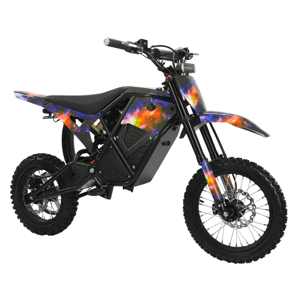 IJOYMOTO Seeker 01 Custom Edition – Orange Purple Galaxy Electric Dirt Bike