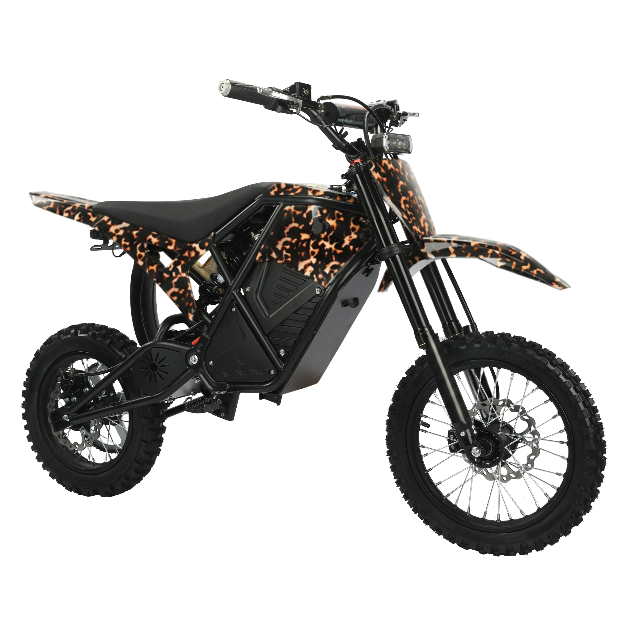 IJOYMOTO Seeker 01 Custom Edition – Tortoiseshell Texture Electric Dirt Bike